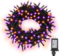 300LED 93 Ft Orange & Purple Halloween Lights 8 Modes Halloween Light Mini Twinkle Light for Party Indoor Outdoor Decor
