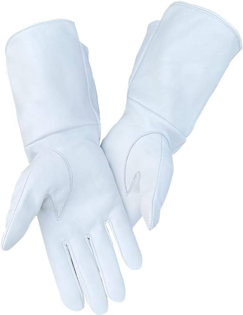 MEN'S MEDIEVAL RENAISSANCE COSPLAY SWORDSMAN STEAMPUNK UNLINED LEATHER GLOVES GAUNTLETS