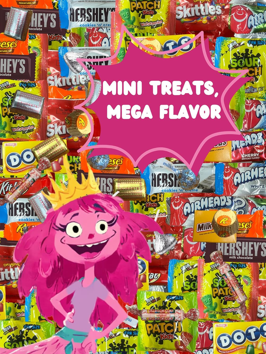 Chocolate and Candy Variety Pack - 2 LB Assorted Chocolate Candy Bulk - Bulk Candy Bag Candy Mix - Candy Bulk Individually Wrapped Candy - Chocolates - Variety Candy Bag - Cold Pack Included