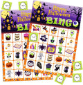 Halloween Games - Halloween Bingo for Kids | Halloween Party Favors - 24 Players Halloween Toys Gifts Party Supplies | Halloween Crafts Accessories Treats Activities for Family