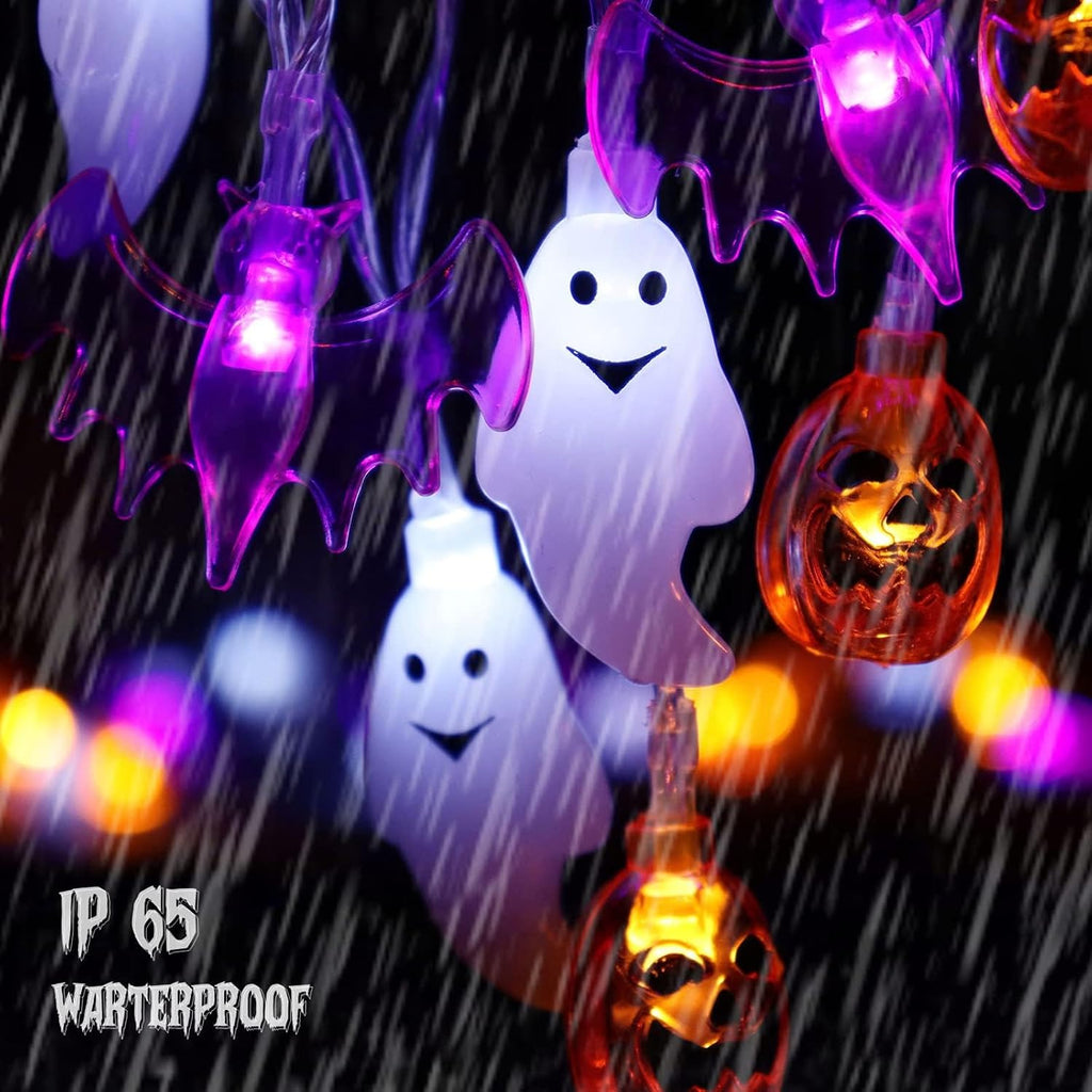 Halloween Lights Decor 16 Ft 30 LED Battery Operated String Light