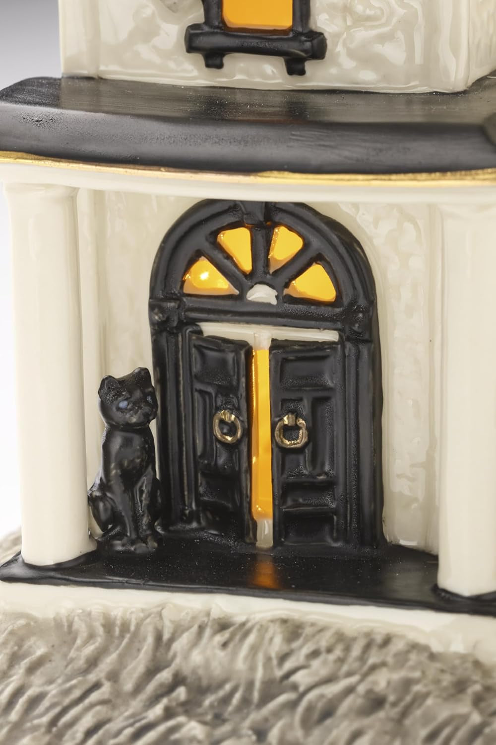 Vintage Halloween Light-Up Manor Figurine