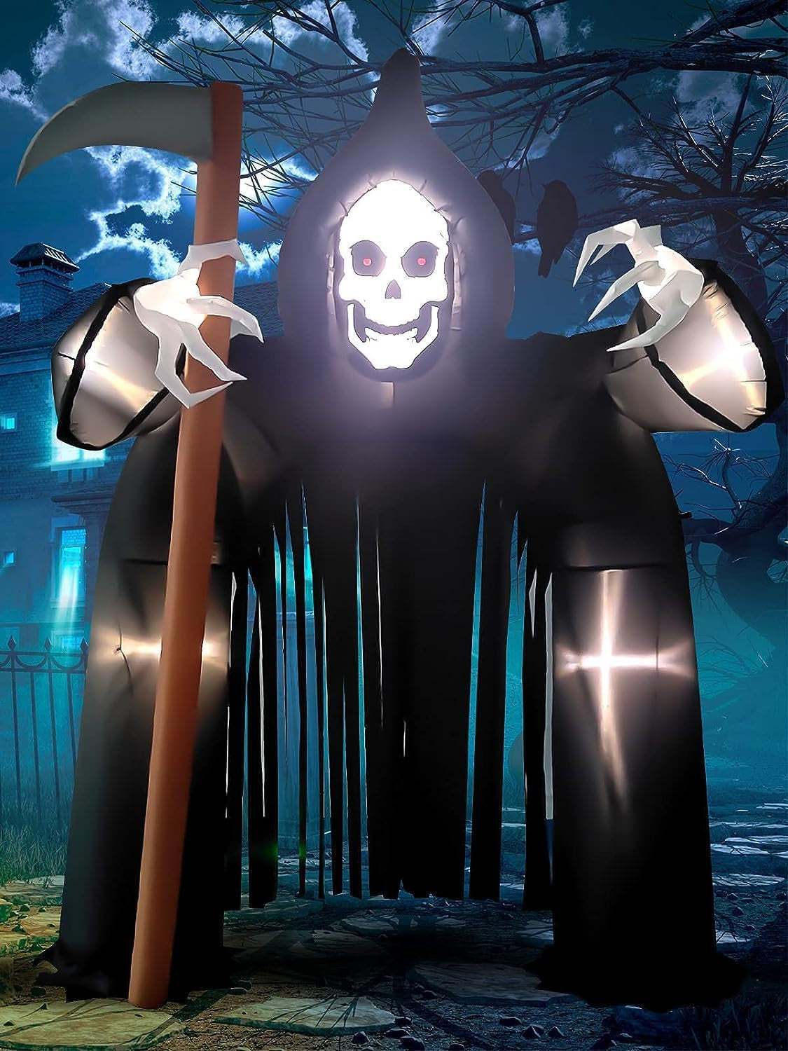 10FT Halloween Inflatable Ghost Archway Outdoor Yard Decoration