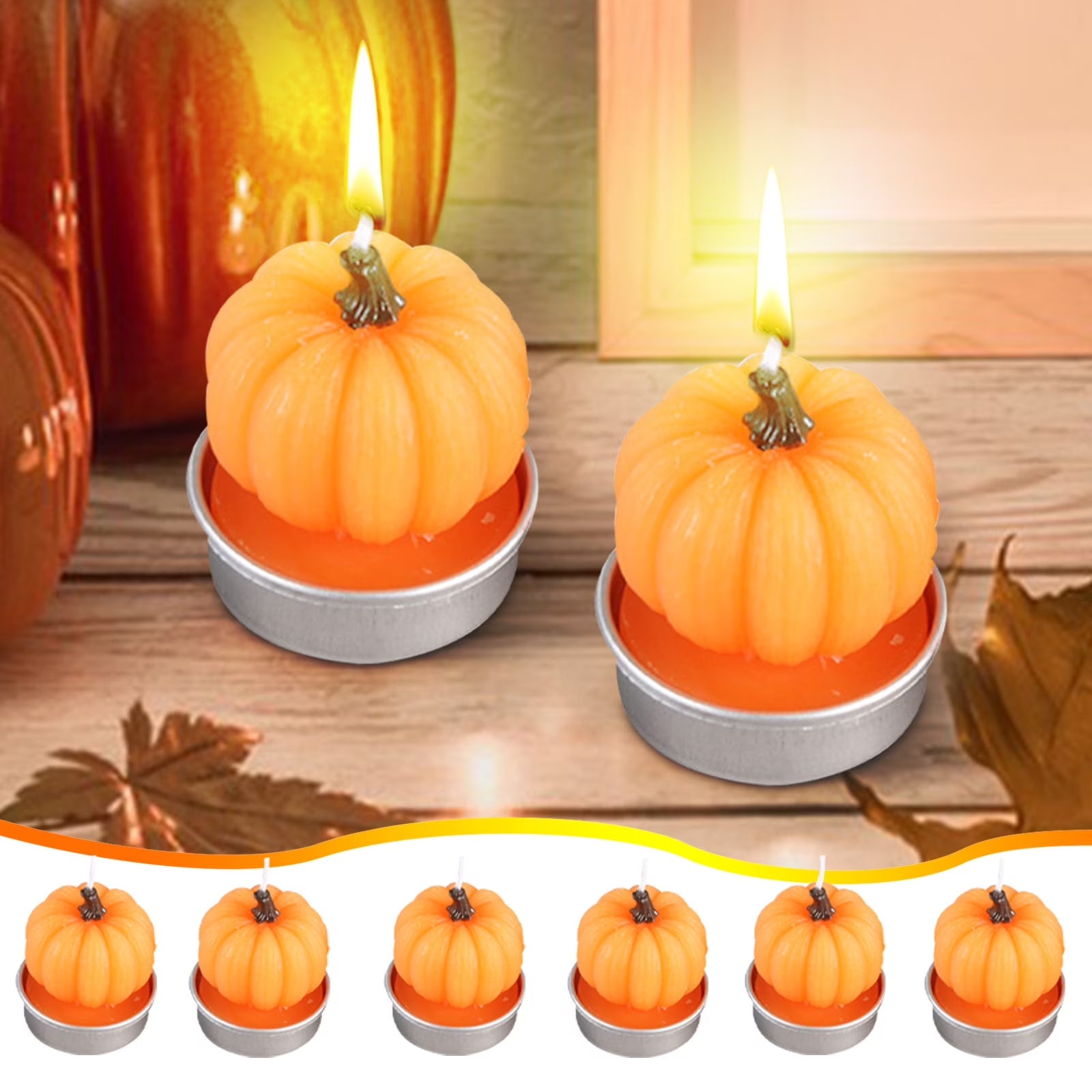 Muecwrye Halloween Lantern Lights, Halloween Candles Lantern Decoration Indoor Outdoor, Battery Powered LED Lights, Portable Hanging Lamp for Home outside Yard Lawn Garden Party, 5.1 Inch