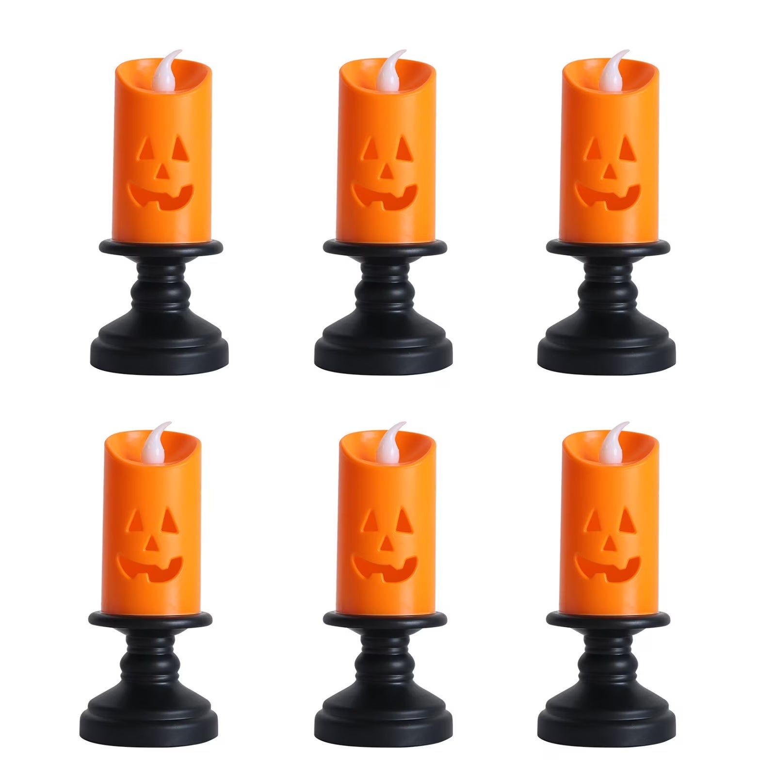 Halloween Pumpkin Lights, Halloween LED Candle Light Halloween Decoration Pum-Pkin Lantern Pumpkin Decorations, Halloween Gifts (3Pcs)