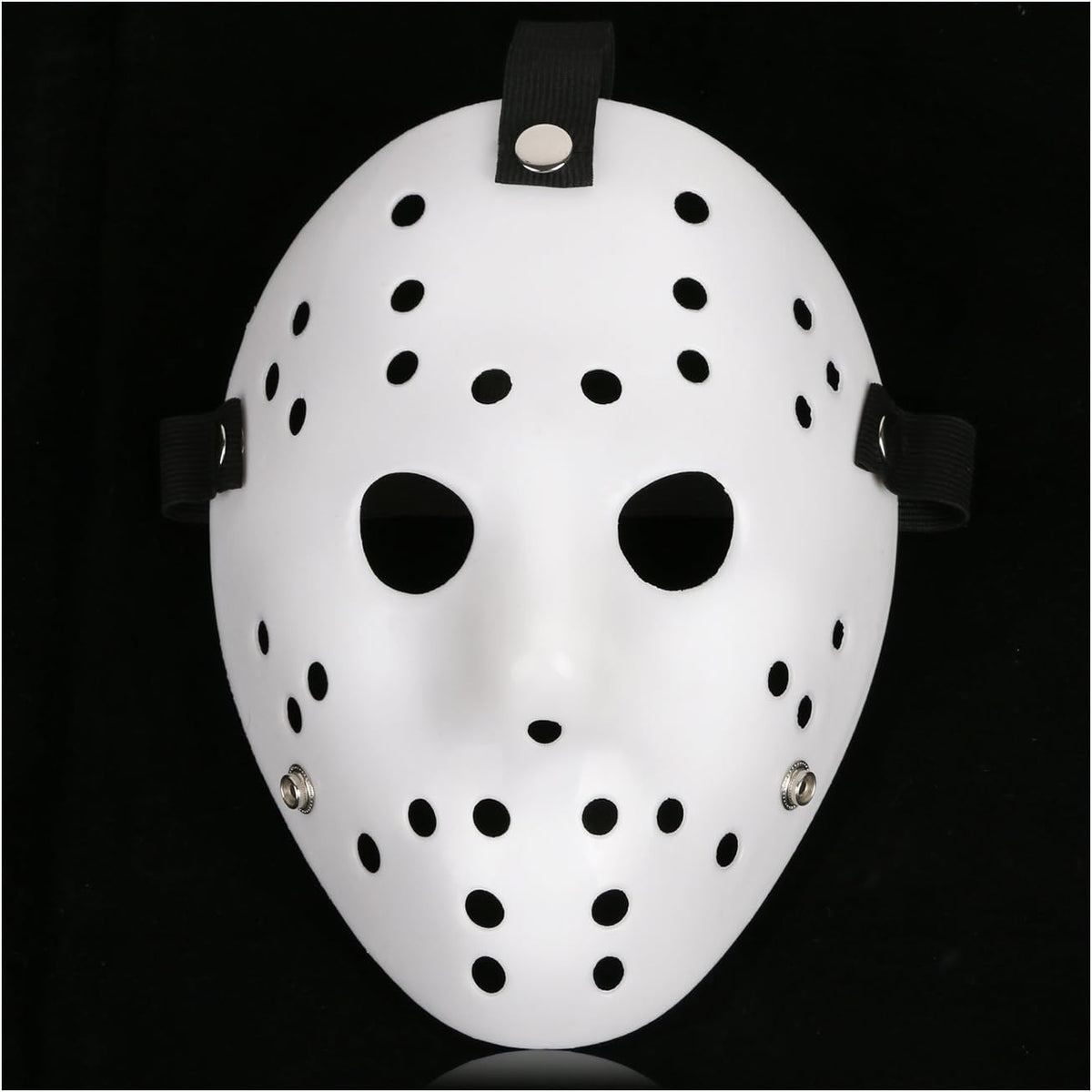 Hockey Mask Horror Halloween Cosplay Costume Prop White