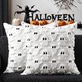 Halloween Pillow Covers 16X16 Inch 2Pcs White Ghost Halloween Decor