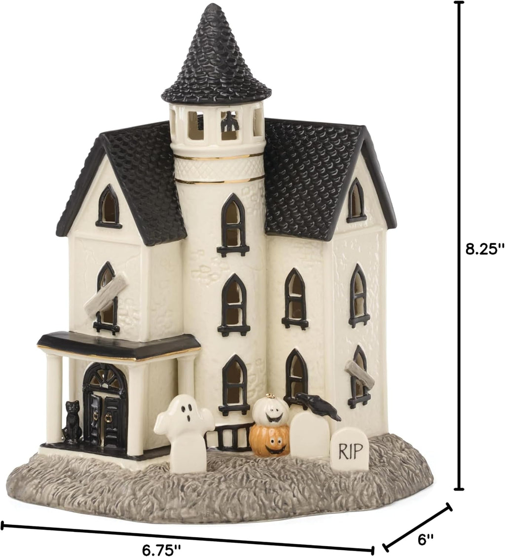 Vintage Halloween Light-Up Manor Figurine