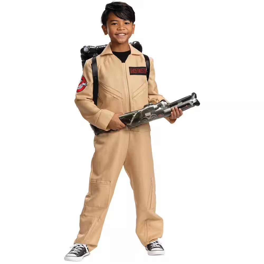 Kids Deluxe 80'S Ghostbusters Costume - Medium - Kids Halloween Costume