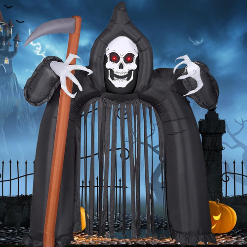 10FT Halloween Inflatable Ghost Archway Outdoor Yard Decoration