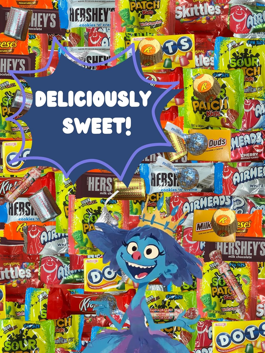 Chocolate and Candy Variety Pack - 2 LB Assorted Chocolate Candy Bulk - Bulk Candy Bag Candy Mix - Candy Bulk Individually Wrapped Candy - Chocolates - Variety Candy Bag - Cold Pack Included