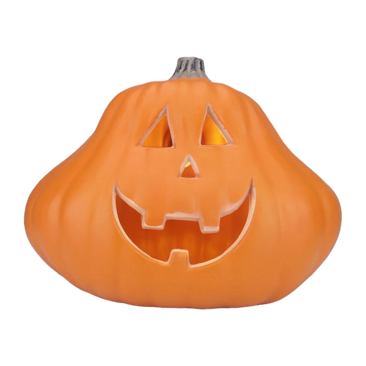 11" Jack O' Lantern Halloween Light-Up Pumpkin Lights - Tabletop, Porch, Garden, Bar Decor