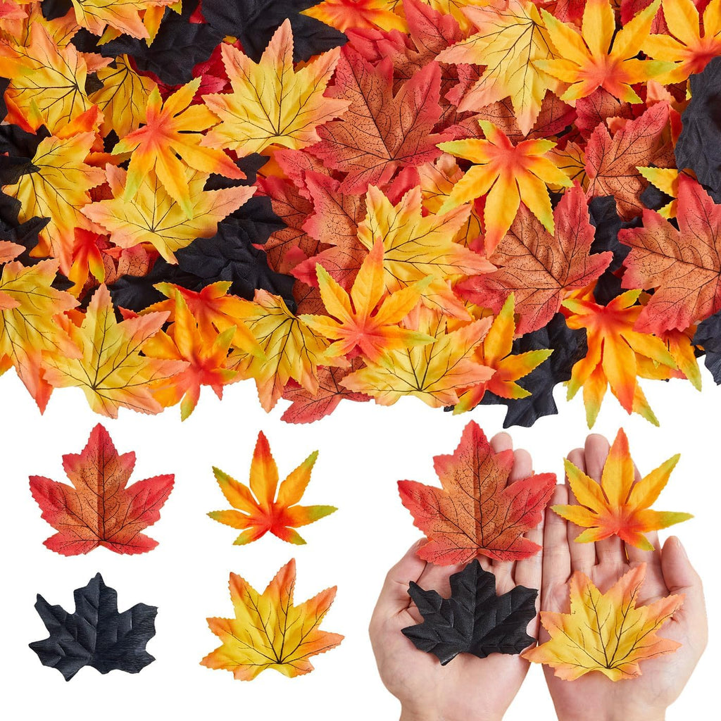 Fall Fake Leaves Leaf Spooky Party Halloween Table Decor 200Pcs