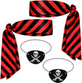 Halloweens Pirate-Accessories for Men Women Pirate-Party Favors Supplies