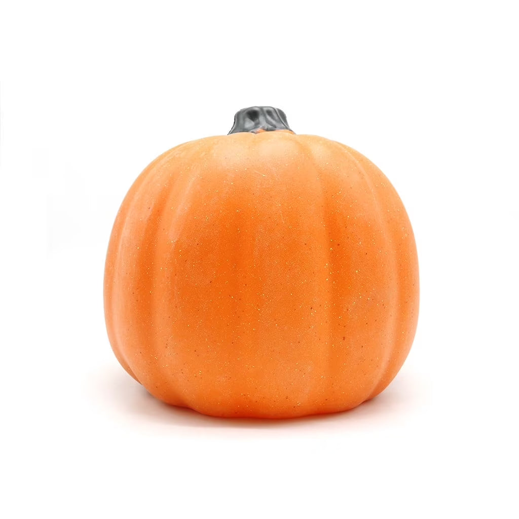 Dengmore 2026 Upgraded 8Inch Warm Light Pumpkin Lantern Scene Layout Halloween Decorations Light up Pumpkin 3D Fall Pumpkin Battery Operated Orange