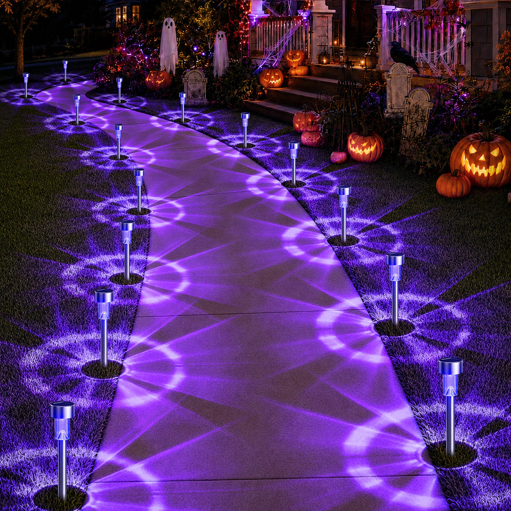 Solar Halloween Lights Outdoor Waterproof Halloween Decor