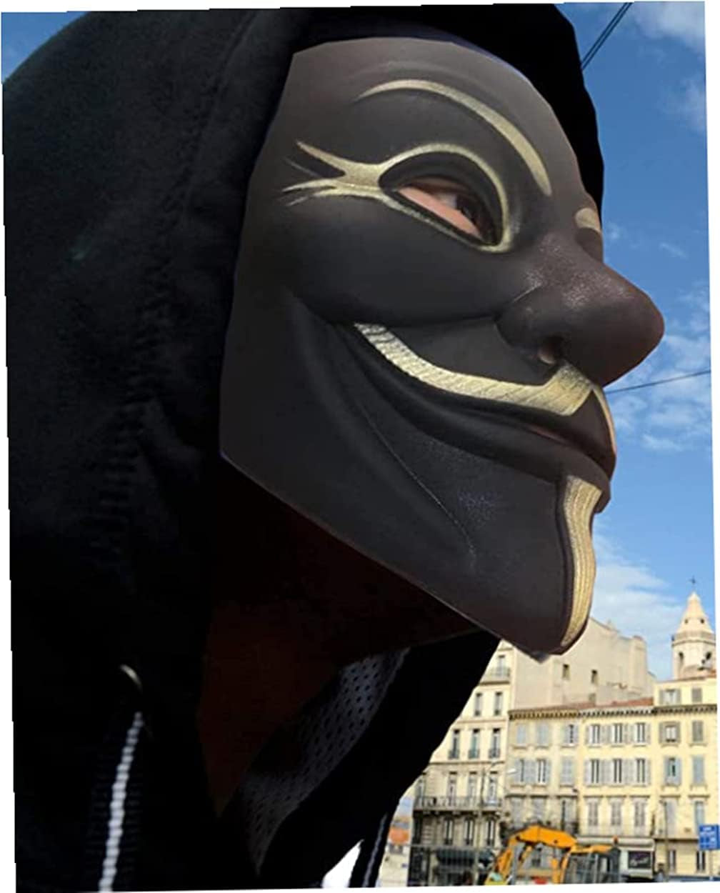 V for Vendetta Hacker Mask Anonymous Costume Events Carnival Cosplay Masquerade Mask Party