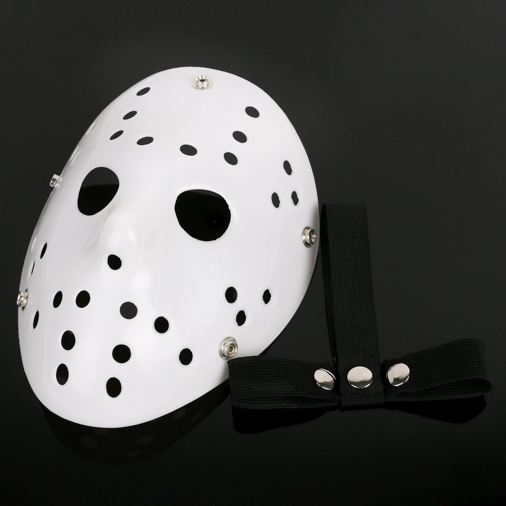 Hockey Mask Horror Halloween Cosplay Costume Prop White