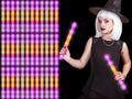 36 Pcs 16 Inch Halloween Glow Sticks Bulk LED Foam Sticks Orange and Purple Light up Party Favors Glow in the Dark Light Sticks with 3 Flashing Modes for Birthdays Weddings Raves Concerts