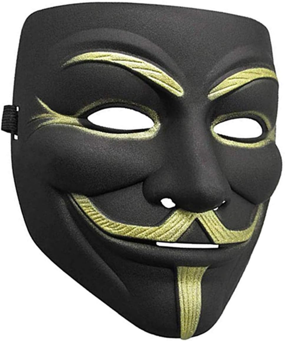 V for Vendetta Hacker Mask Anonymous Costume Events Carnival Cosplay Masquerade Mask Party