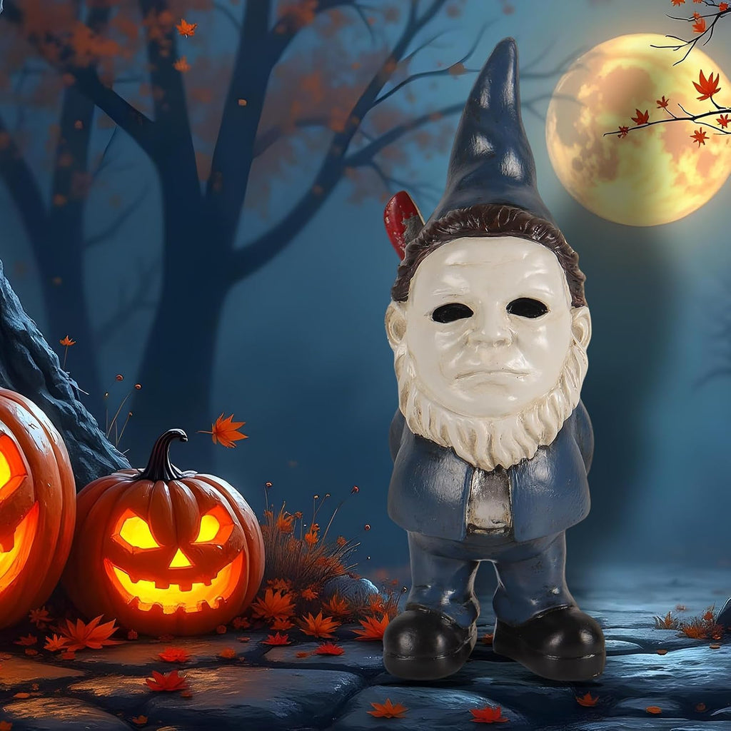 Gnome Halloween Decor Indoor Boo Basket Stuffers Home Decor (Blue)