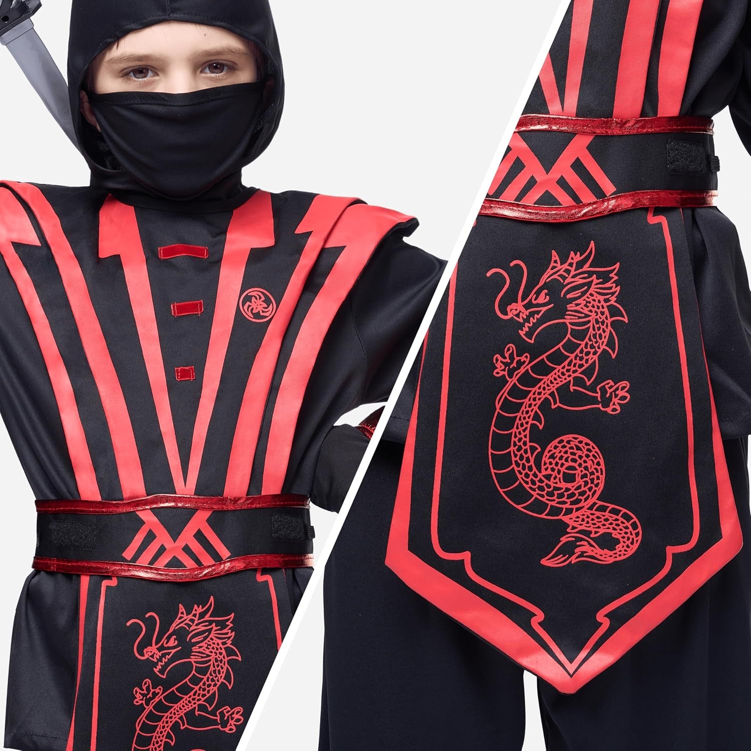 Halloween Costume for Kids, Boys & Toddlers - Ninja Accessories Set for Dressup Party