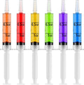60 Pack Party Jelly Halloween Shot Syringes, Medium 1.5 Oz Container with Lid, Perfect for Plastic Shot Glasses Thanksgiving Christmas