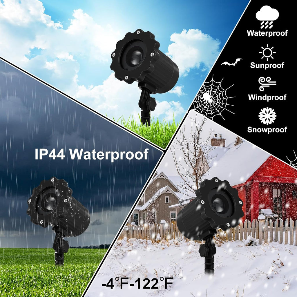 Halloween Projector Outdoor Light Decoration, Witch and Cauldron