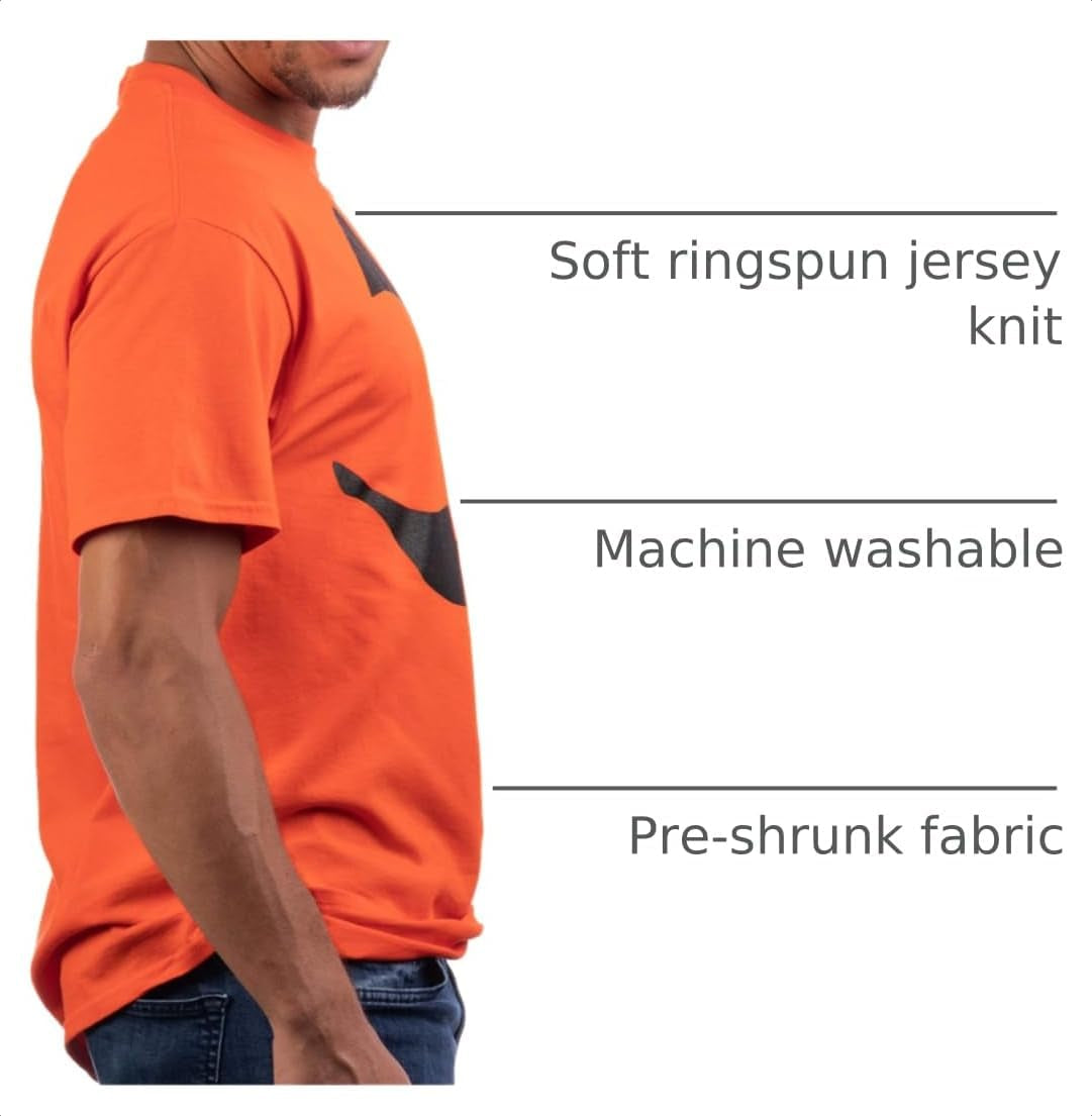 Giant Jack O' Lantern Face | Halloween Pumpkin Fun Unisex T-Shirt for Men Women